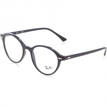Ray-Ban 0RX 7118 2000 50 Lunettes de soleil Noir Mixte Adulte