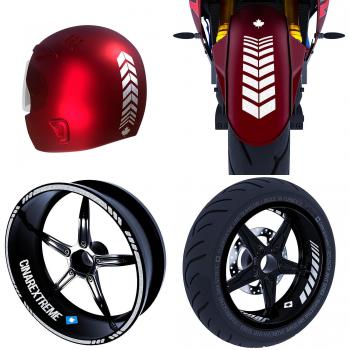Set di 4 adesivi per margini interni ed esterni CinarExtreme