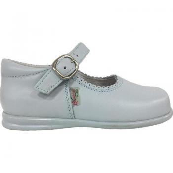 Sapatos de Menina BAMBINELLI 457 Merceditas de Piel Azul