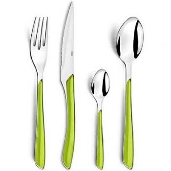 Amefa Anise Green 24-Piece Cutlery Set for 6