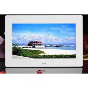 7 Zoll HD Digitaler Foto-Rahmen mit Wecker und Multimedia-Player