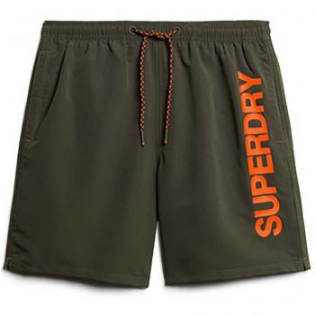 Superdry Military Khaki Swim Shorts – 17 Men's
