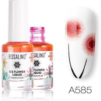Gel Líquido ROSALIND 12ml Decoración de Uñas Floral de Hielo Base Blanca 1029 #30