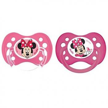 DODIE DISNEY BABY 2 SUCETTES ANATOMIQUES ROSE SILICONE 18 MOIS ET +