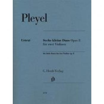 Six petits duos Opus 8 --