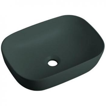 Conjunto Lavabo Infinitio 45,5x32,5 cm con Desagüe Verde Oscuro – SATINF4532DGEM‑SETBP