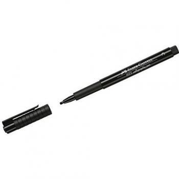 Faber-Castell Pitt Artist Pen C, marcador de tinta negra