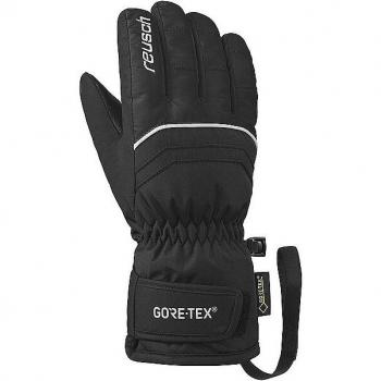 REUSCH Kinder Skihandschuhe Tommy GTX Velcro schwarz, Größe 6,5