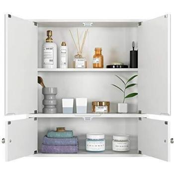 Two-Section Bathroom Mirror Unit