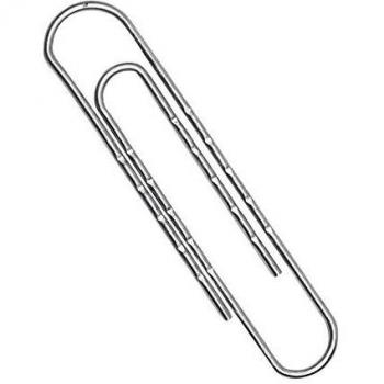 QCONNECT 77MM ROUND WAVY PAPERCLIP PK100