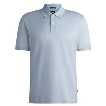 H-PARLAY Hellblau Polo von BOSS – Herren, S, Ref. 5053224645000