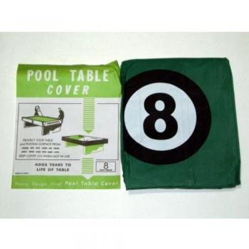 8ft Pool Table Protector with 8 Ball Print