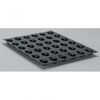 Flexipan Moule à Quenelles Professionnel GN 1/2, 15 Empreintes L 60 x lg 40 x H 25 mm