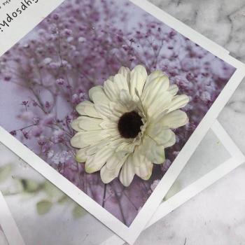 YOOROMER 5pcs Sunflower Silk Flowers for Office Party Decoration