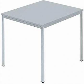 Table de réunion 800 × 800 mm gris