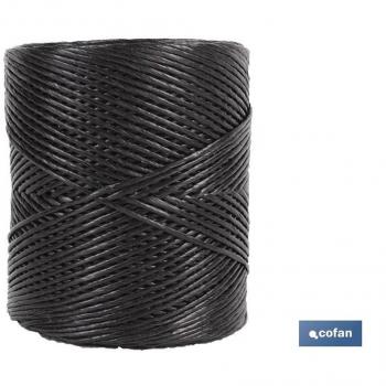Raphia Noir en Bobine 600m 750g Cofan