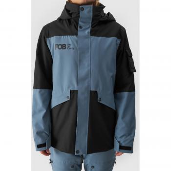 4F Snowboardjacke 4FWAW24TTJAM509 – Blau, Regular Fit, Kapuzenmodell