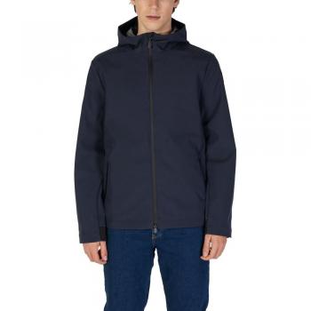 Men's Blue Turtleneck Zip Jacket