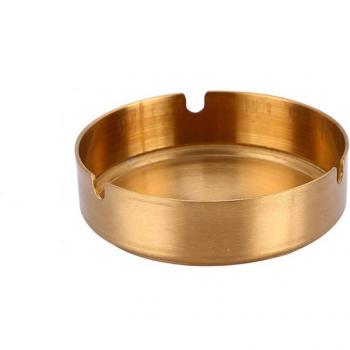 Cendrier rond en acier inoxydable durable