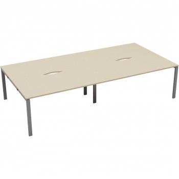 Beam 4 Person Back to Back Bench Desk
