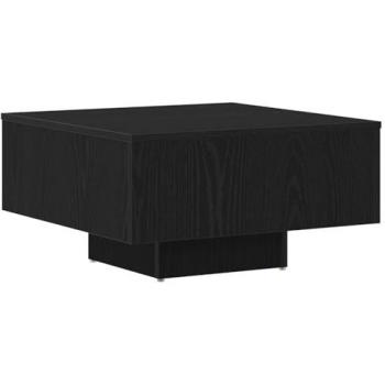 Table Basse Design en Bois d'Ingénierie Noir 60x60x31,5 cm