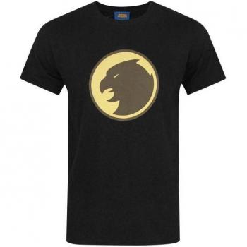 Camiseta con Emblema de Hawkman para Hombre en Color Negro