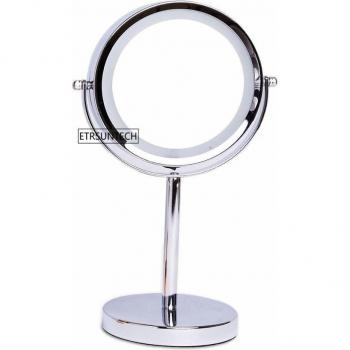 Miroir de beauté éclairé 6 pouces avec double face