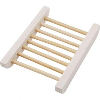 Organizador de Jabón con Estilo Natural en Madera