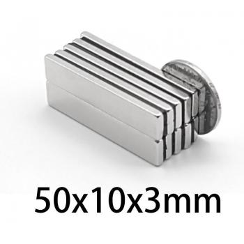Rare Aarde Magneet 50x10x3mm