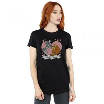 Black Lady & the Tramp Fleece‑Cotton Tee