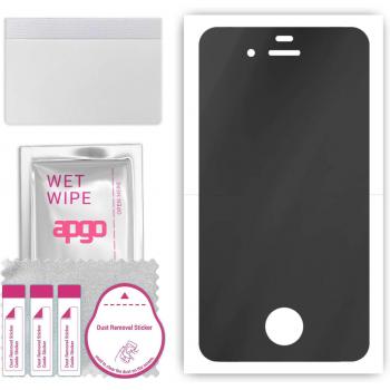 Couvre-écran hydrogel anti-surveillance, finition mate, pour iPhone 4 – Pose simple