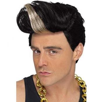 Parrucca rap anni '90 bionda e castana