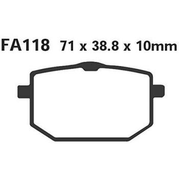 EBC Organic FA Series Brake Pads