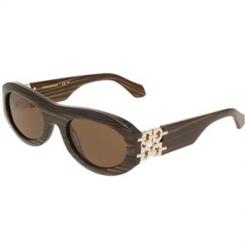 Ferragamo Brown Heritage Sunglasses – Unisex Model SF2082SE 223