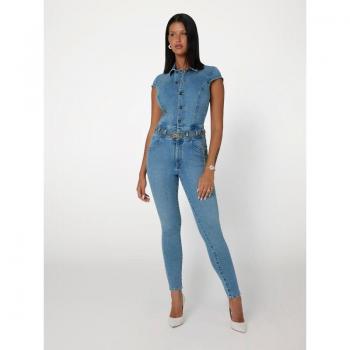 Tuta in Jeans Super Skinny