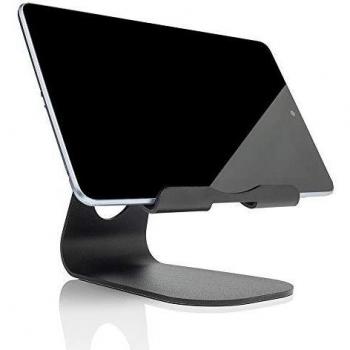 Schwarze Slabo Halterung für Vodafone Tab Prime 7 (Aluminium)
