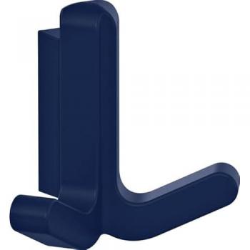 Gancio doppio in TPU blu acciaio H.69mm opaco Serie 477 Hewi