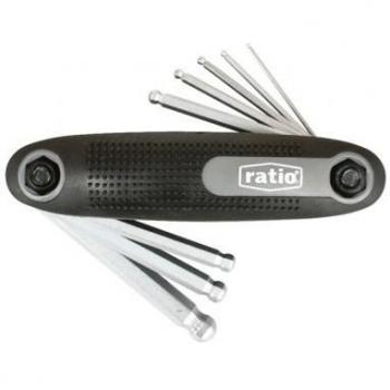 Jgo.8 llaves allen bola tipo navaja medidas desde 1,5 hasta 8mm