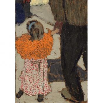 Edouard Vuillard Puzzle: Kind mit rotem Schal, 1891