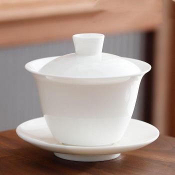 High‑Grade Chinese Suet Gaiwan – 160 mL