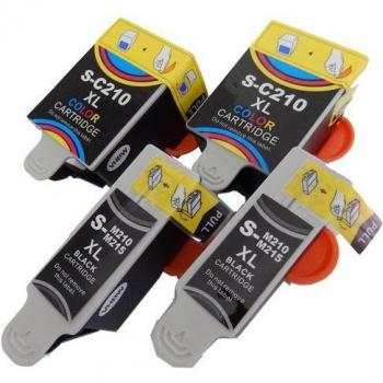 Samsung Inkjet Patrone VHBW: M210/215 (Schwarz) & C210 (Farbe)