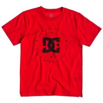 Rebuilt Bambino DC Shoes L T‑Shirt Rosso Nero