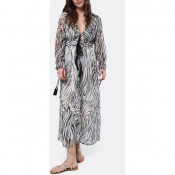 Vestido Bohemio Gasa Zafiro Cuplé