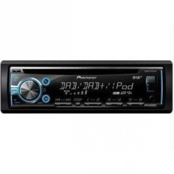 DEH‑X6800DAB Pioneer – Autoradio Smart con Antenna DAB, MOSFET, Schermo LCD Nero