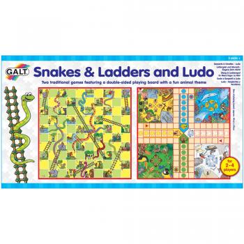 GALT ANIMAL THEMED SNAKES & LADDERS AND LUDO BOARD GAMES