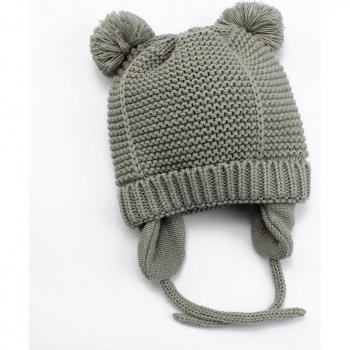Gorro de Niña con Orejas y Diseño Adorable