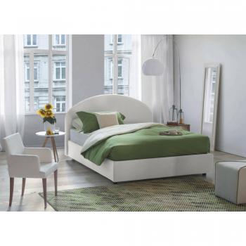 Letto Contenitore con Rivestimento in Ecopelle – 100% Made in Italy