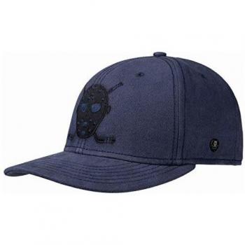 Herren‑Snapback Kappe „Cali Brushed Twill“ – Blau, Herbst‑Winter‑Futter, One Size