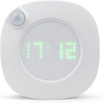 Digital Wall Clock Lamp with PIR Sensor and Large LED Light