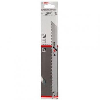 Lame de scie sabre 225 mm BOSCH S1111K – bois brut, 5 pièces